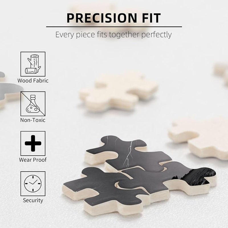 Phayah 1000 قطعة لغز للأشخاص البالغين ديكور المنزل 29.5 × 19.7 بوصة - Image 4